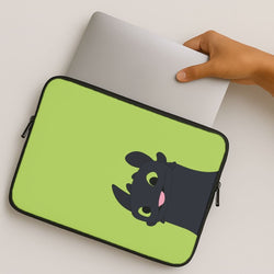 Black Fury Dragon MacBook Cover