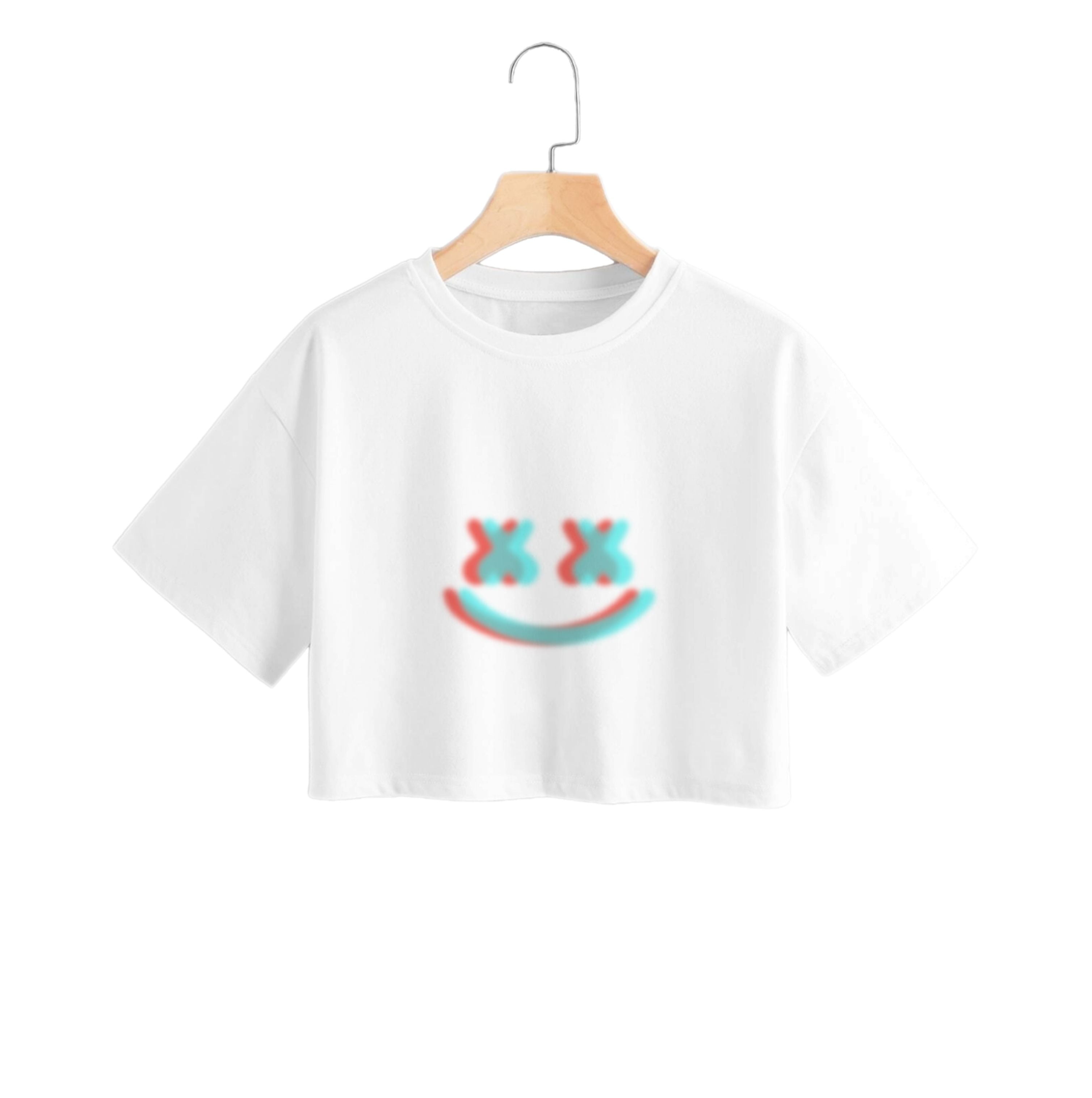 White Helmet DJ Mist Crop Top