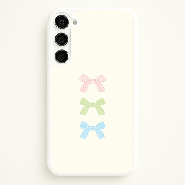 Gingham Tiered Ties Galaxy S23 Plus Case