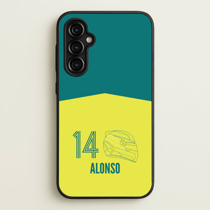 Alonso Helmet 2026 Galaxy A54 Case