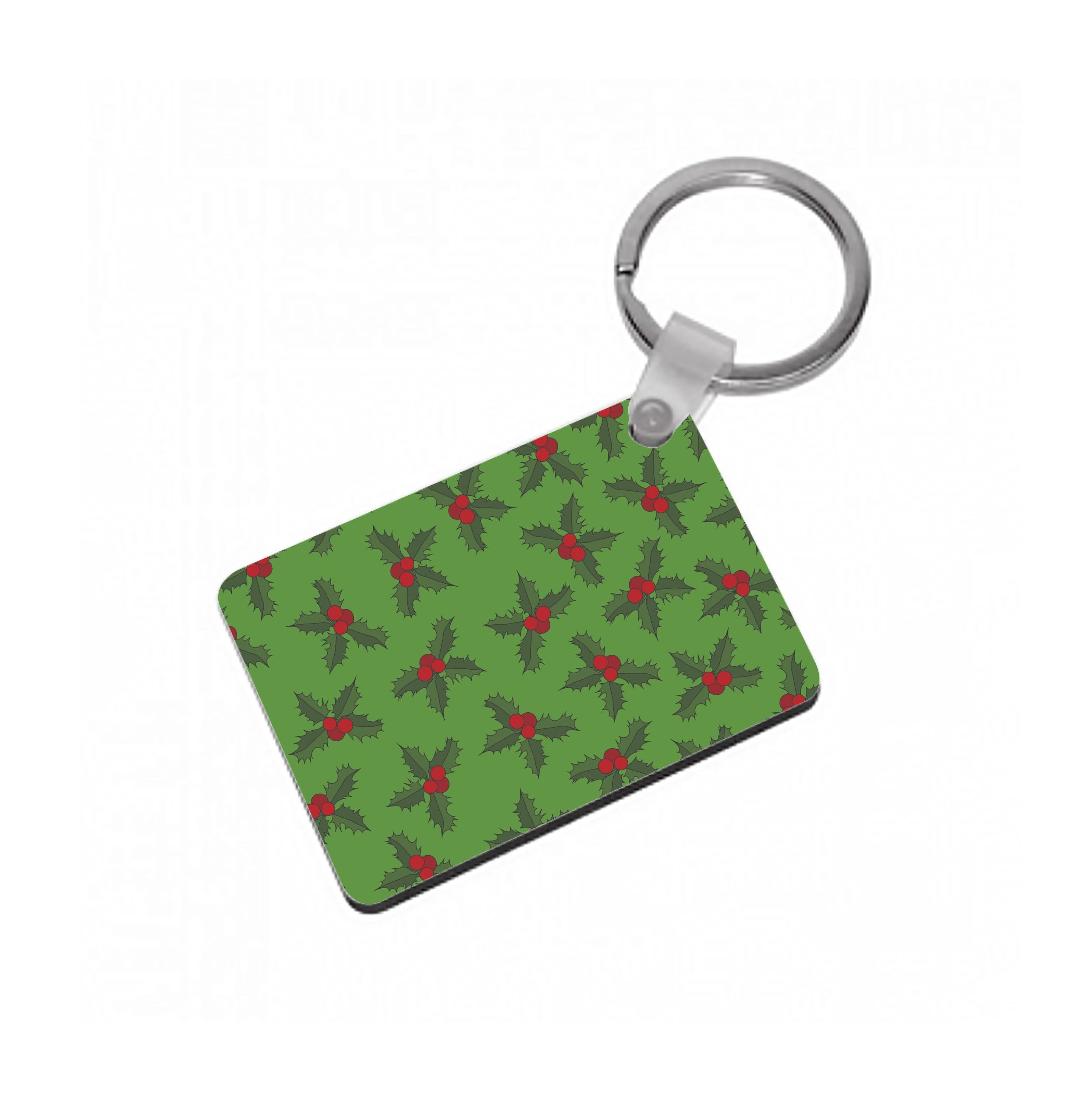 Holly Pattern Keyring