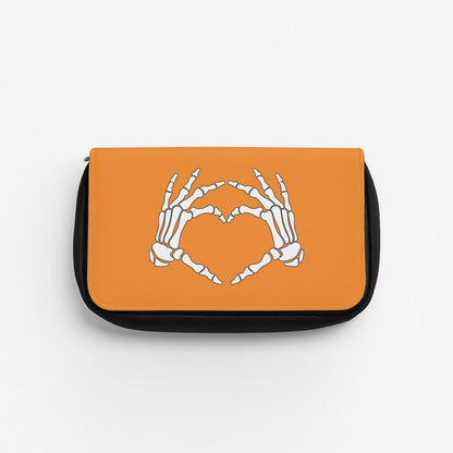 Skeleton Heart Pencil Case