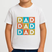 Dad Cubes Kids T-Shirt 4