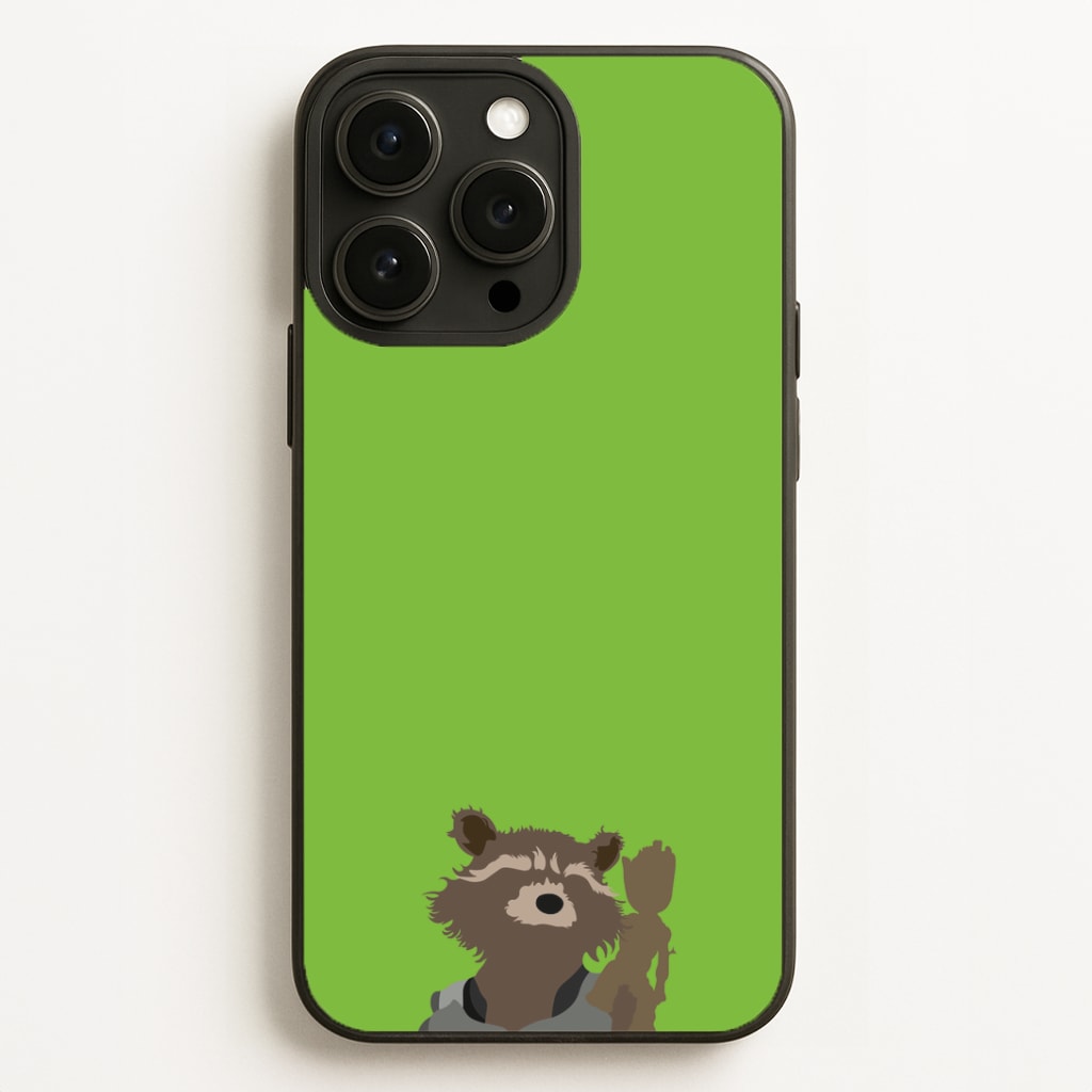 Rocket Raccoon And Groot - GOTG Phone Case for iPhone, Samsung Galaxy and Google Pixel