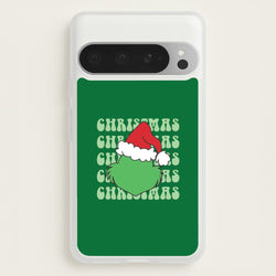 Green Creature Christmas Google Pixel 9 Pro XL Case