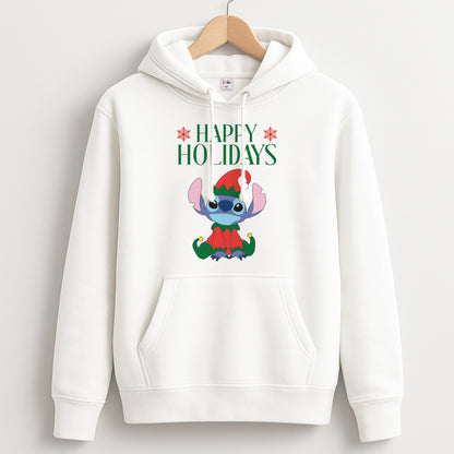 Cute Blue Alien Elf Unisex Hoodie