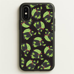 Vampire Frog Pattern  - Halloween iPhone X / XS Case