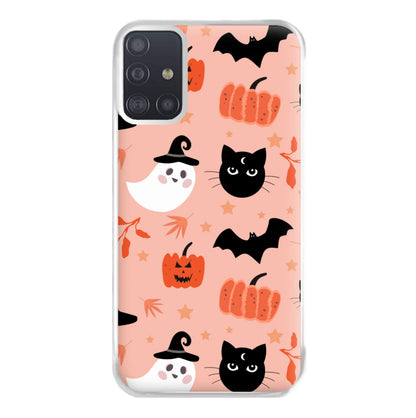 Pretty Pink Halloween Pattern Phone Case