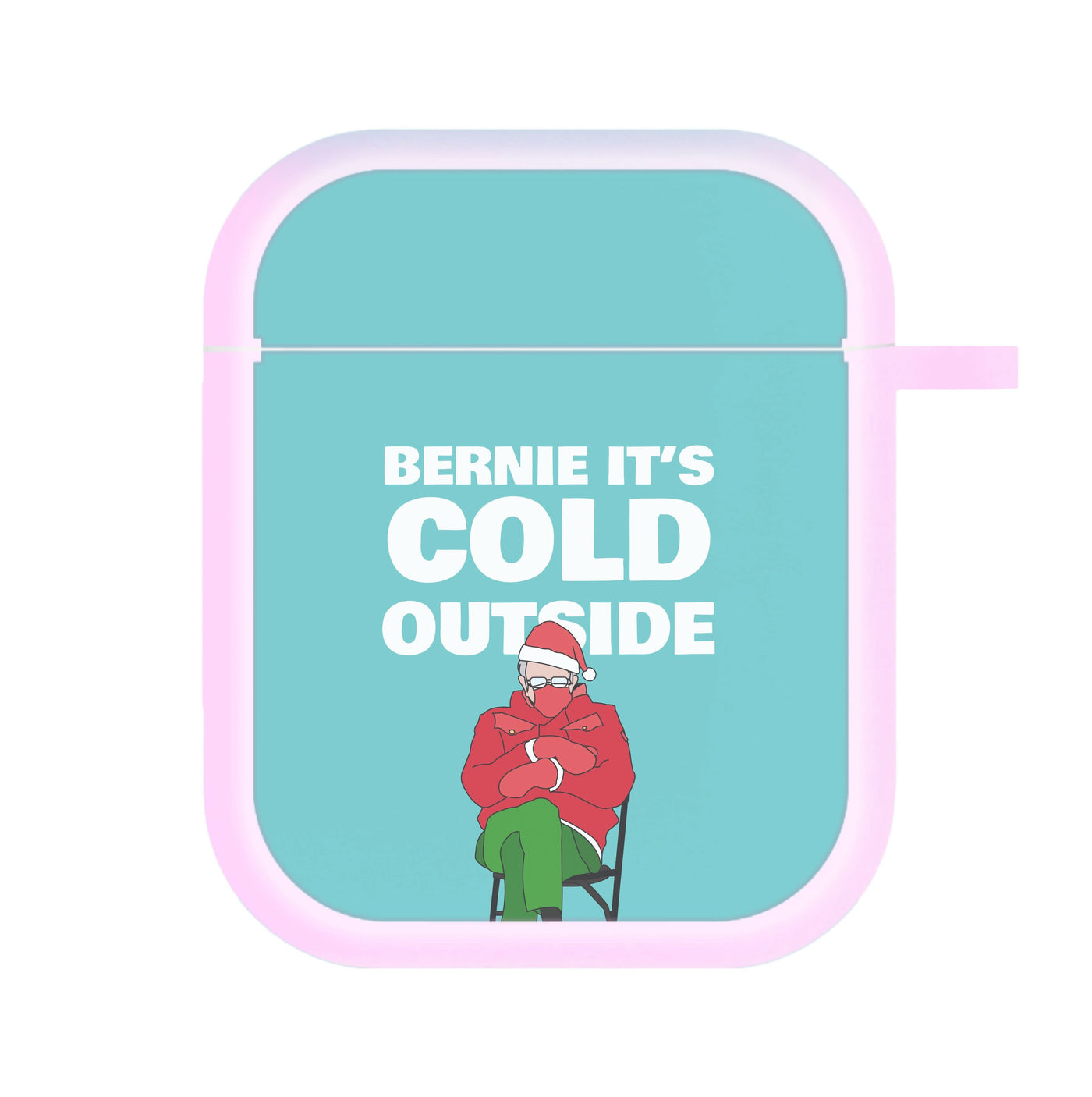 Bernie It's Cold Outside AirPods Case