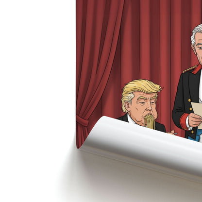 Charles & Donald's Spaghetti Poster