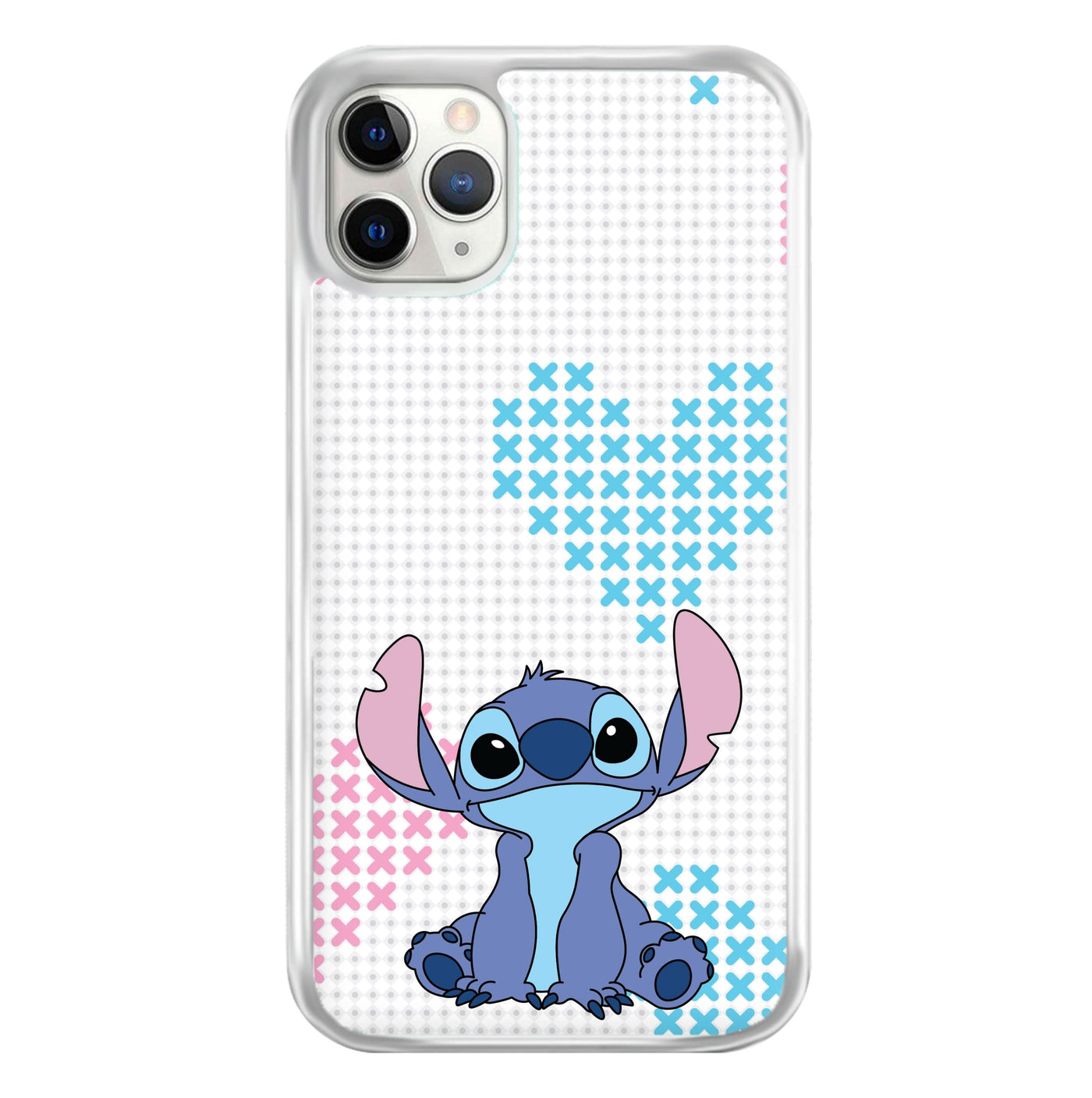 Blue Alien Hearts Phone Case