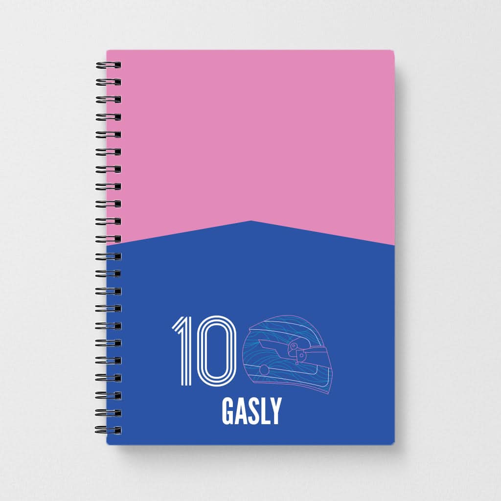 Gasly Helmet 2026 Notebook