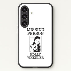 Missing Person Holly Galaxy S24FE Case