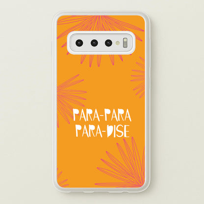 Paradise Lyrics Galaxy S10 Case