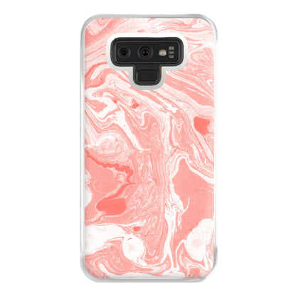 Pink Swirly Marble Phone Case