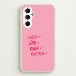 Heels, Nails, Blade, Mascara Galaxy A14 Case