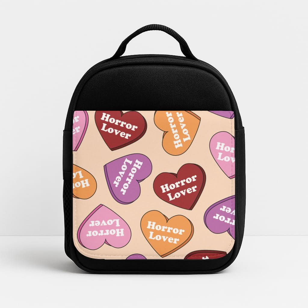 Horror Lover Hearts Pattern Lunchbox
