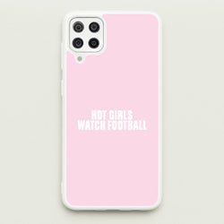 Hot Girls Watch Football Galaxy A12 Case