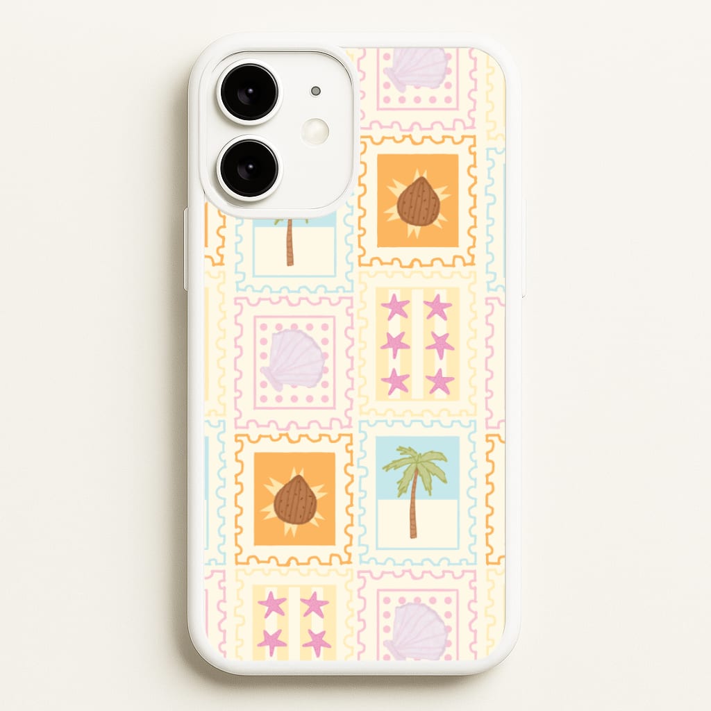 Tropical Stamps iPhone 11 Case