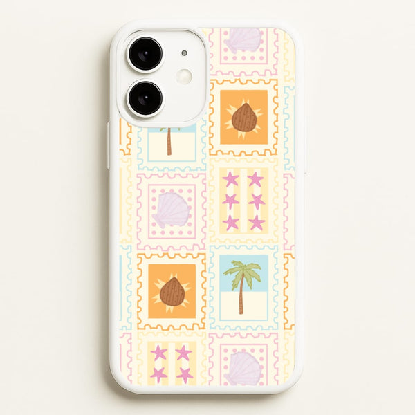 Tropical Stamps iPhone 11 Case