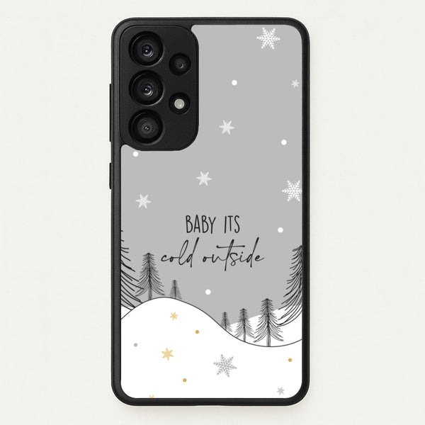 Baby It's Cold Outisde Landscape Galaxy A33 Case