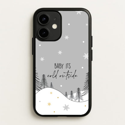 Baby It's Cold Outisde Landscape iPhone 12 Mini Case