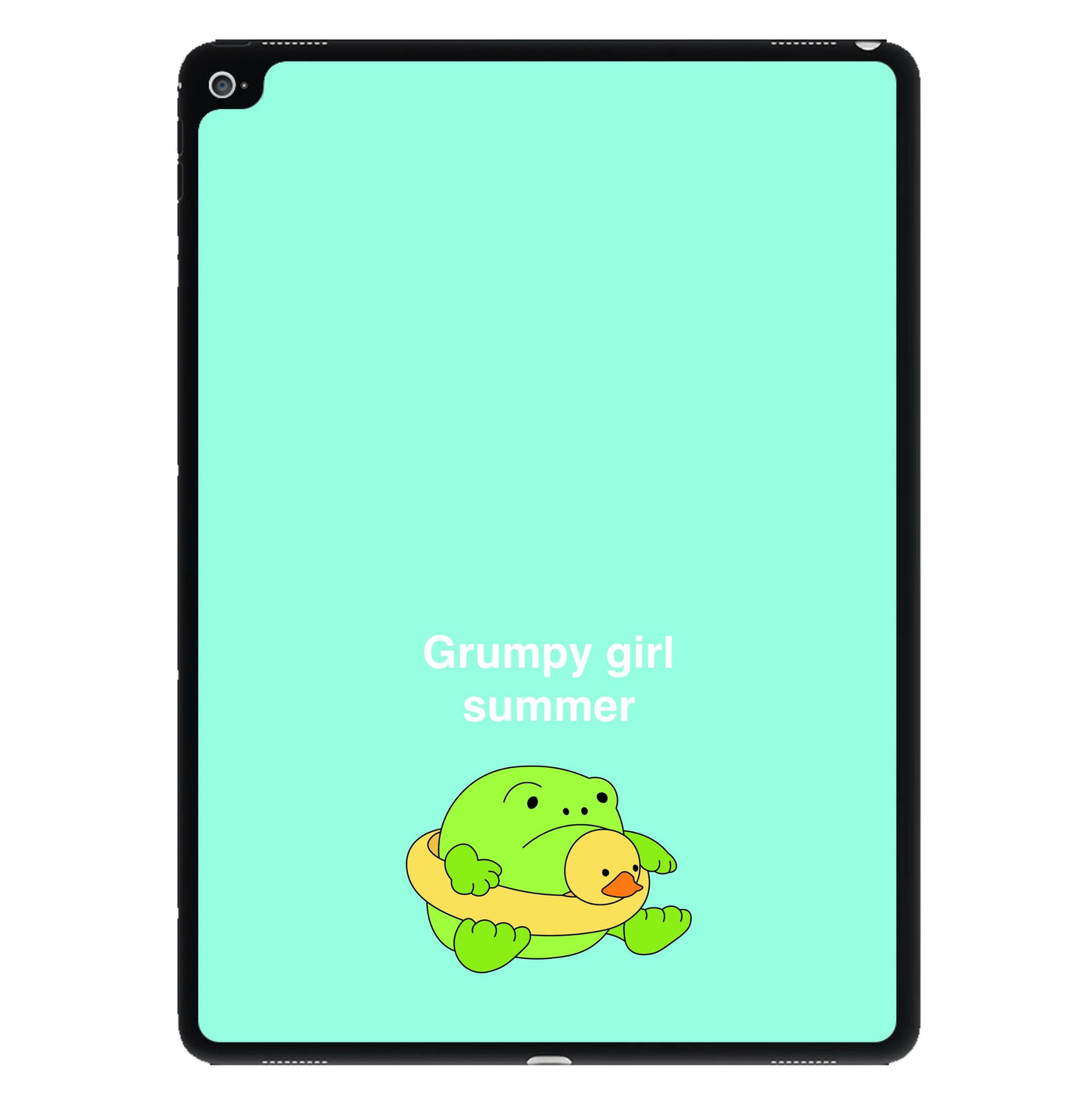 Grumpy Girl Summer - Plushy iPad Case