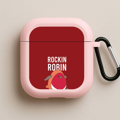 Rockin Robin Plush Pink AirPods Case