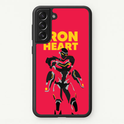 Metal Heart Hero Standing Galaxy S22 Plus Case