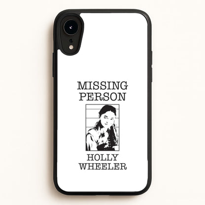 Missing Person Holly iPhone XR Case