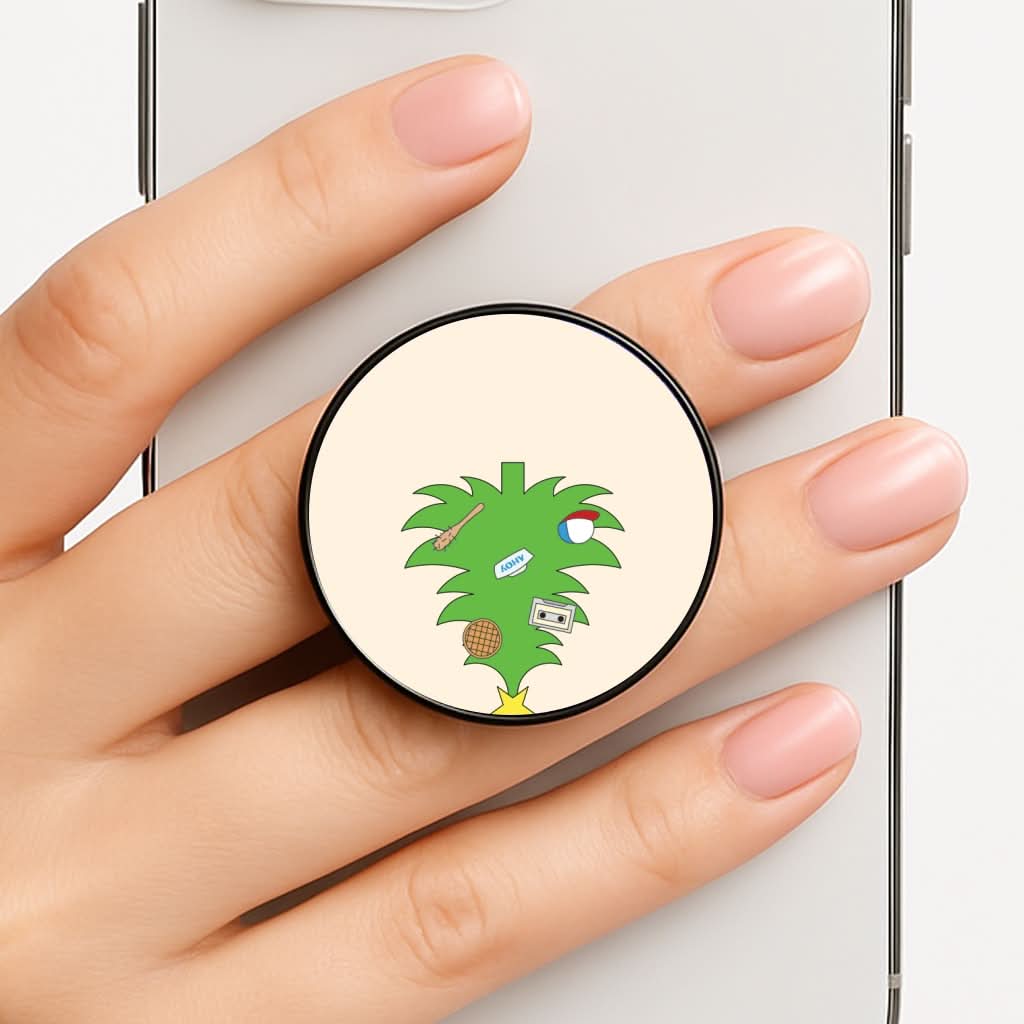 Upside Down Christmas Tree Phone Grip