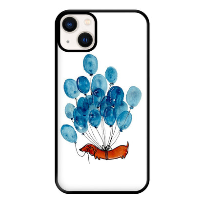 Dachshund And Balloons Phone Case