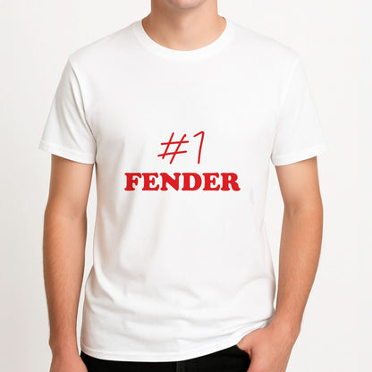 #1 FENDER Mens T-Shirt