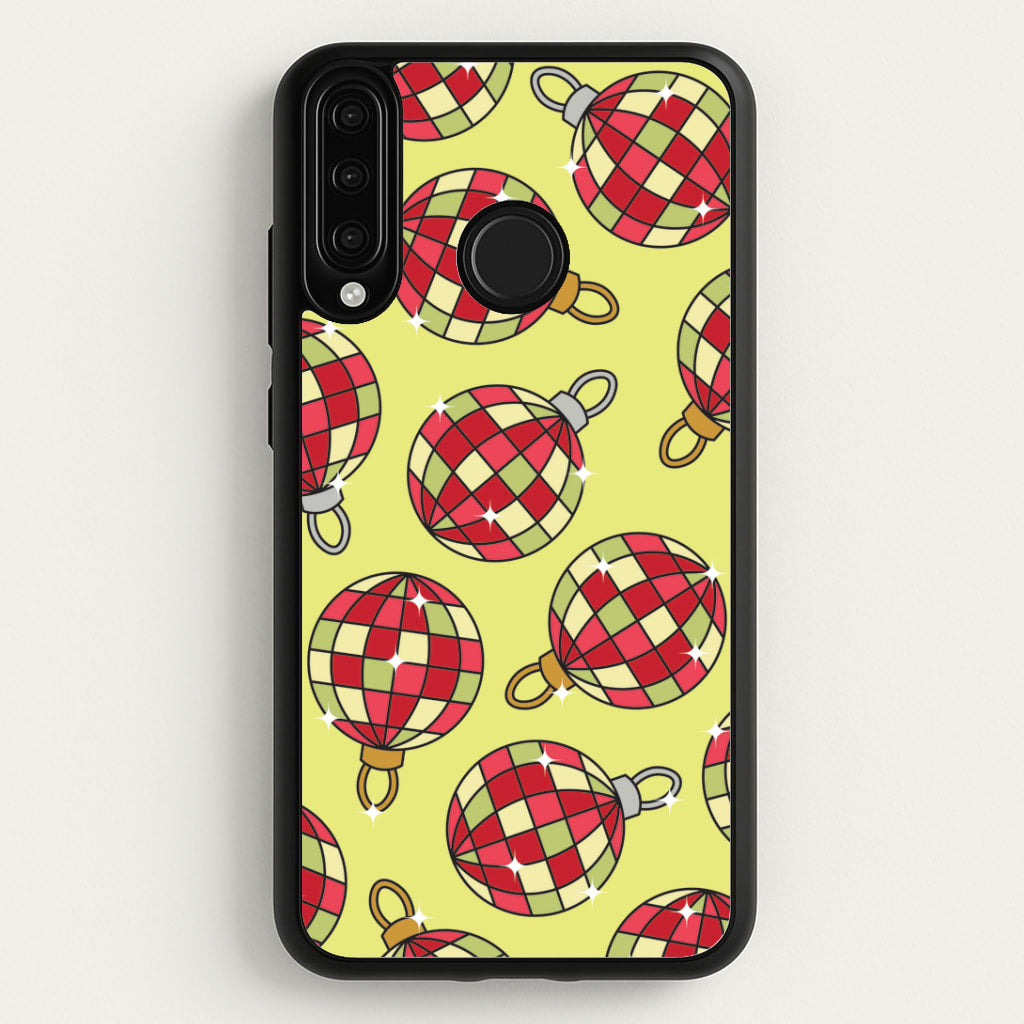 Disco Baubles Pattern Huawei P30 Lite Case