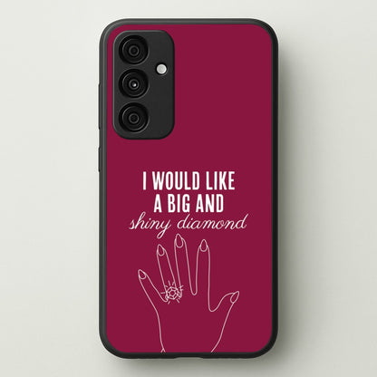 Shiny Diamond Galaxy A55 Case
