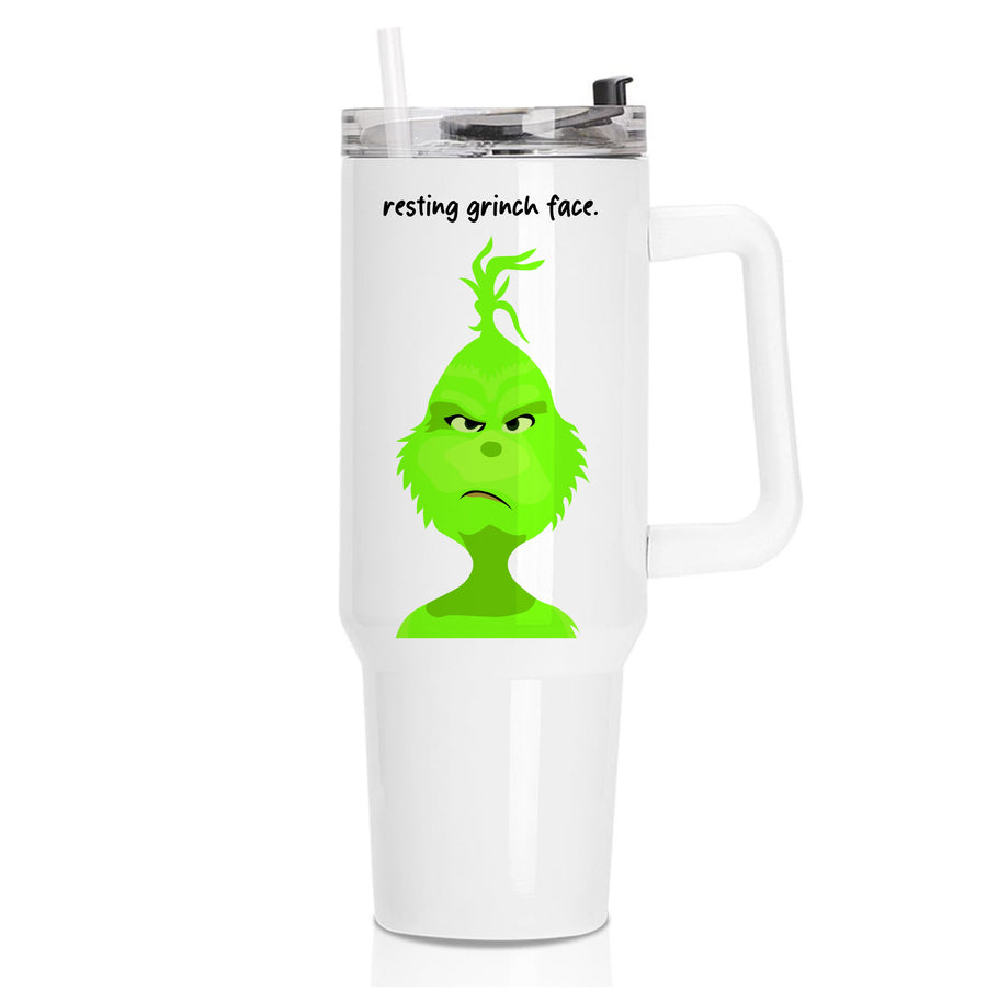 Resting Grinch Face - Christmas Tumbler