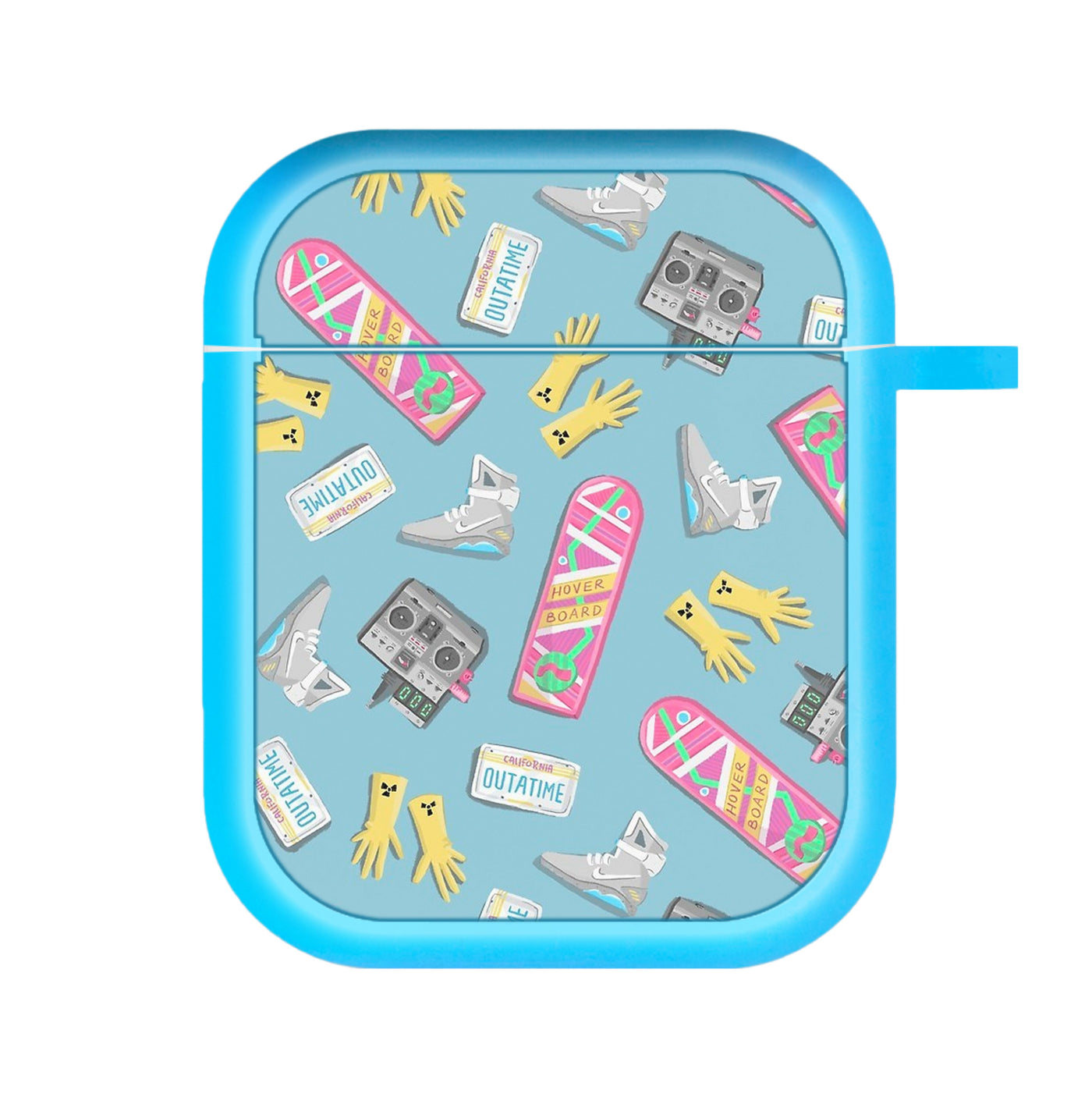 Back to the Future Pattern AirPods Case