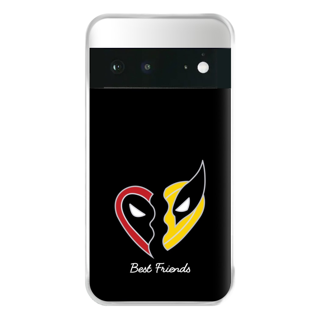 Superhero Best Friends Locket Google Pixel 6a Case