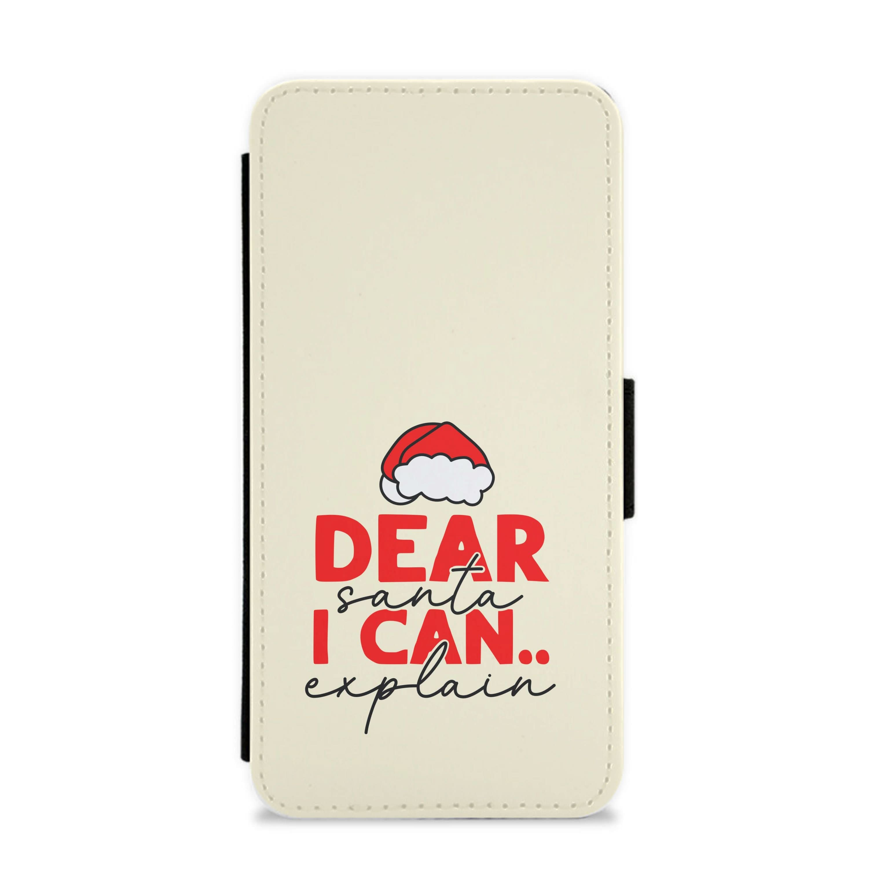 I Can Explain Santa Flip / Wallet Phone Case