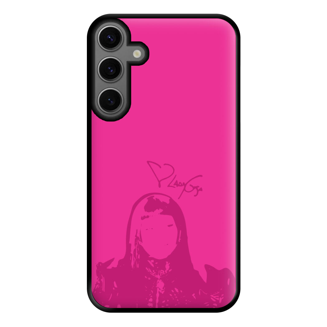 Pink Gaga Silhouette  Galaxy S24 Plus Case