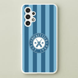 Stripey Cricket Badge Galaxy A13 Case