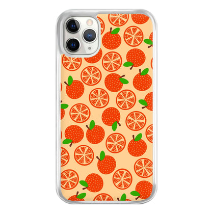 Textured Oranges Pattern  Phone Case