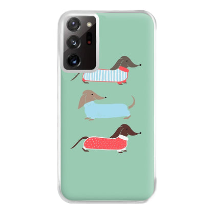 Sausage Dogs in Jumpers Phone Case