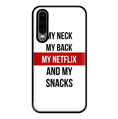 My Netflix & My Snacks Phone Case