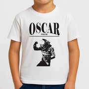 Oscar Orange And Black Kids T-Shirt 4