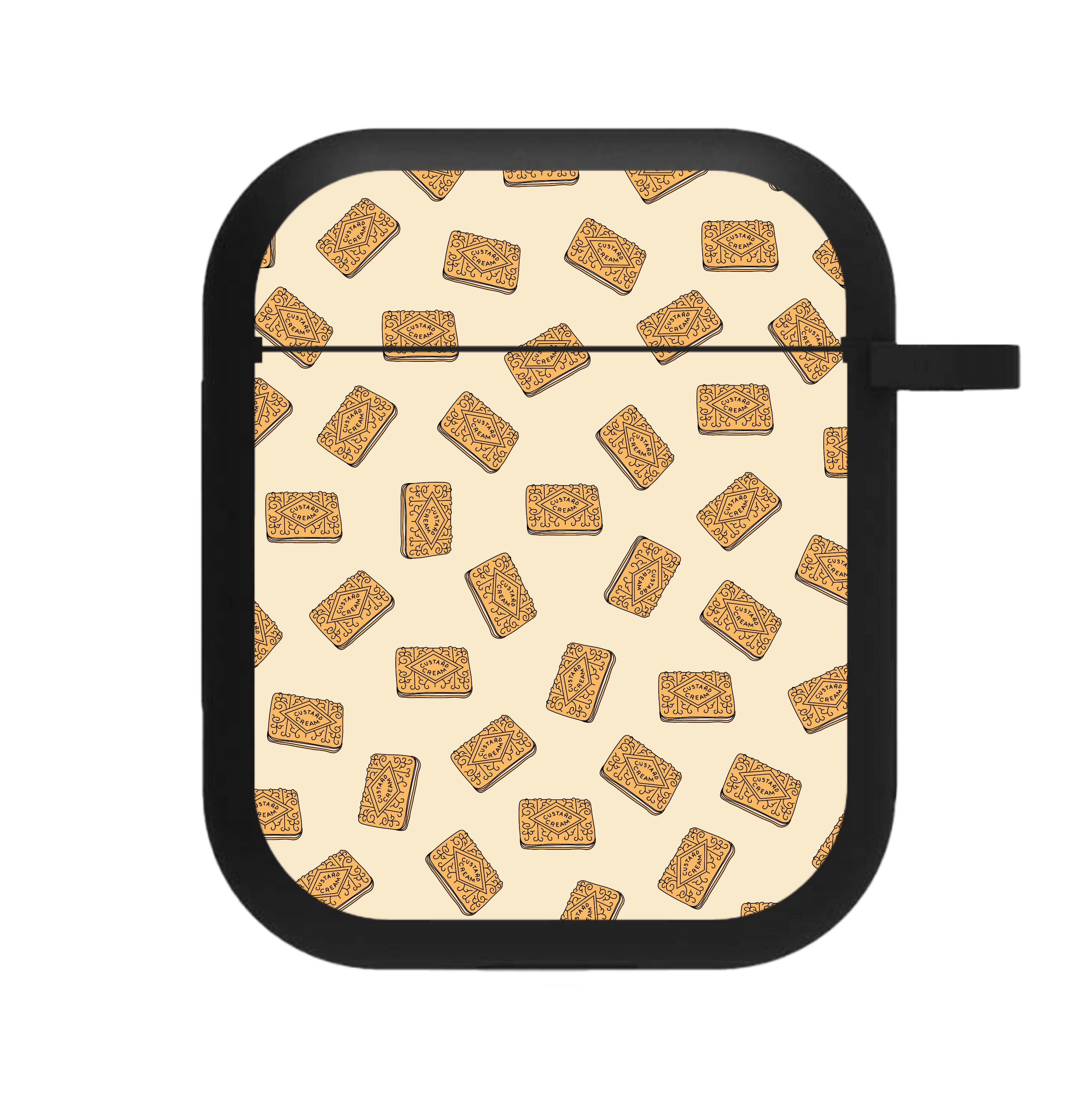 Custard Creams - Biscuits Patterns AirPods Case