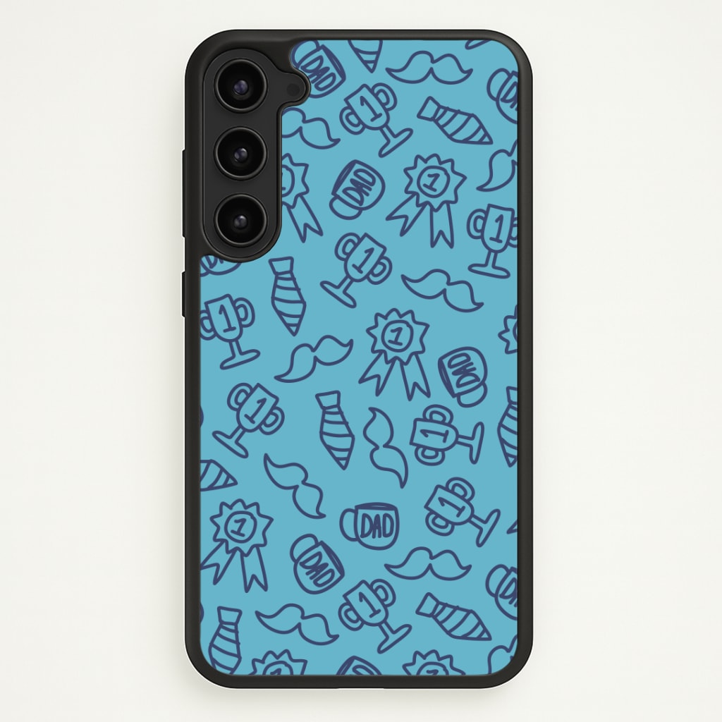 Dad Doodles Pattern Galaxy S23 Case