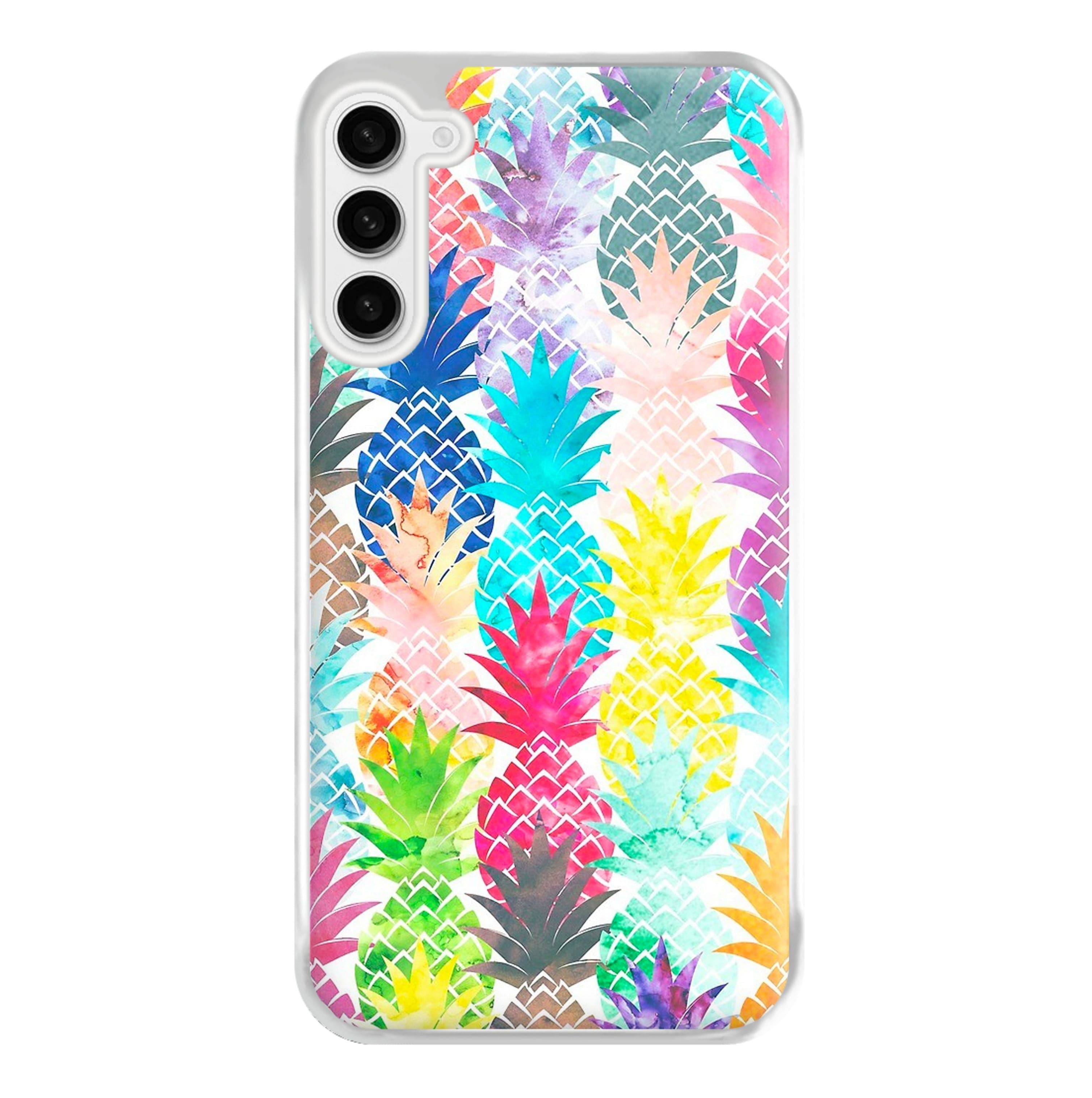 Watercolour Pineapple Pattern Phone Case