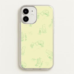 Sketched Winnie Pattern iPhone 12 / 12 Pro Case