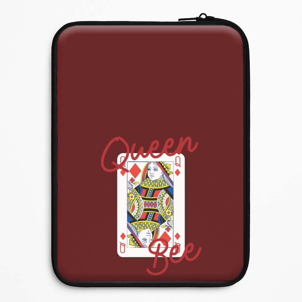 Queen Bee Playing Card Laptop Sleeve